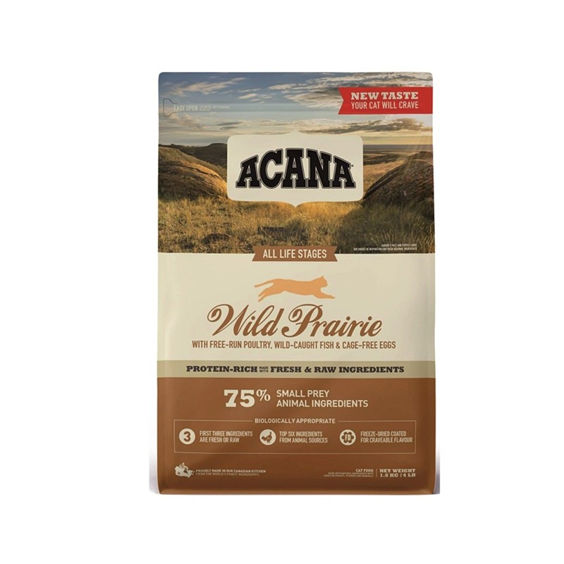 Acana Wild Prairie Kedi Maması 1,8kg - Tüm Irk Ve Yaşam Evreleri Için