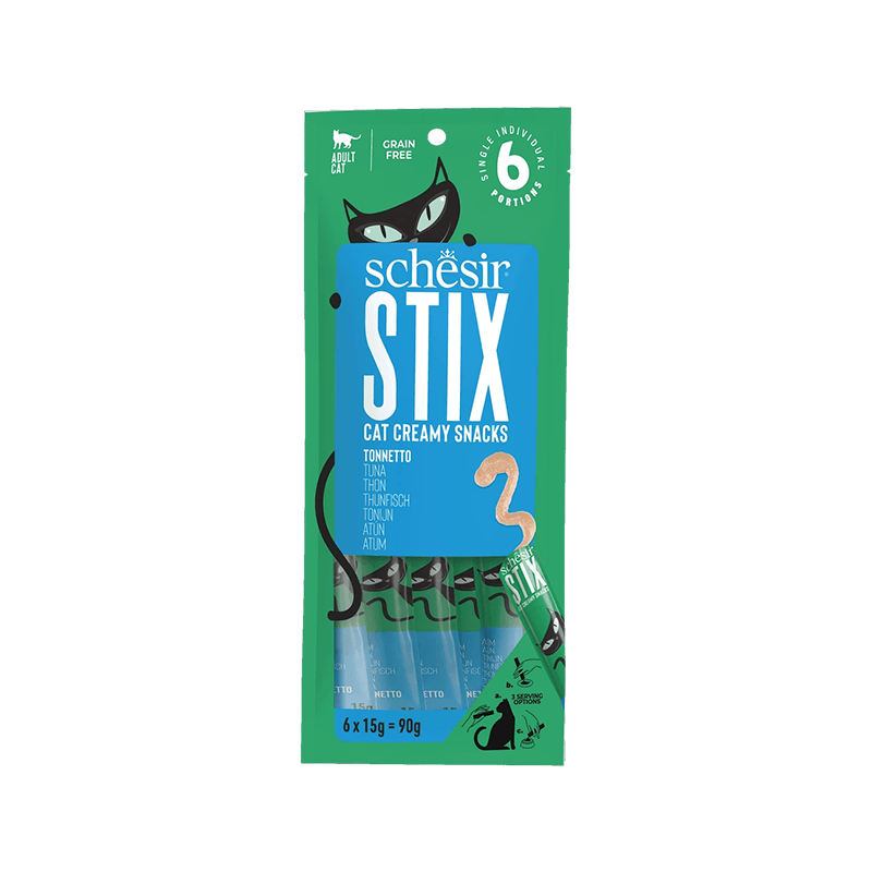 Schesir Stix Ton Balıklı Krema Kedi Sıvı Ödülü 6 X 15 Gr