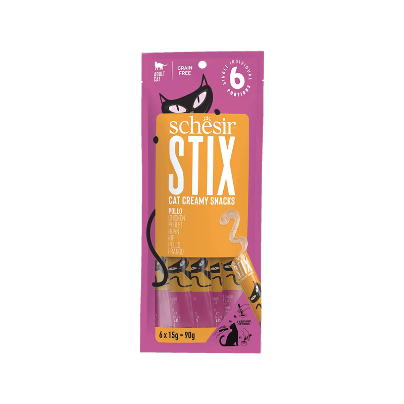 Schesir Stix Tavuk Etli Krema Kedi Sıvı Ödülü 6 X 15 Gr