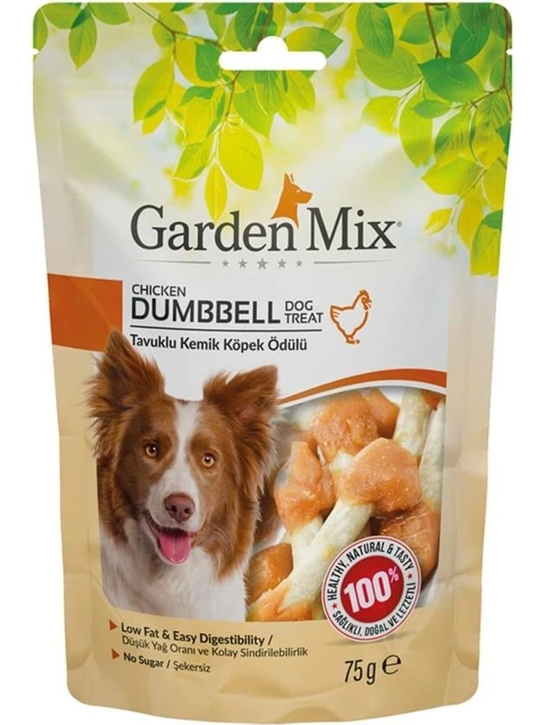Gardenmix Tavuklu Kemik Köpek Ödülü 75gr