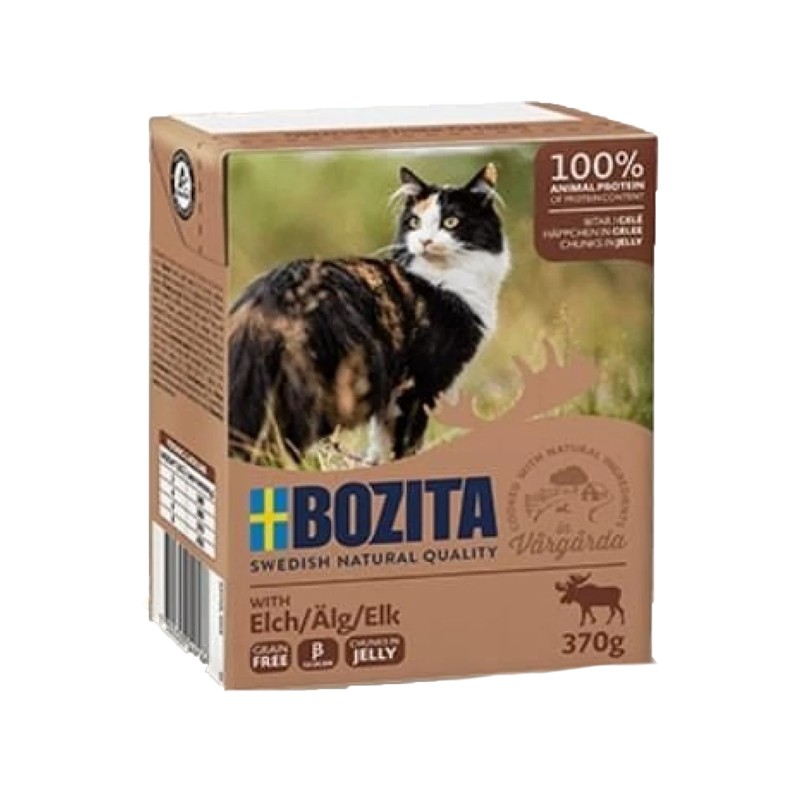 Bozita Elk Geyik Etli Yetişkin Kedi Konserve Maması 370 Gr