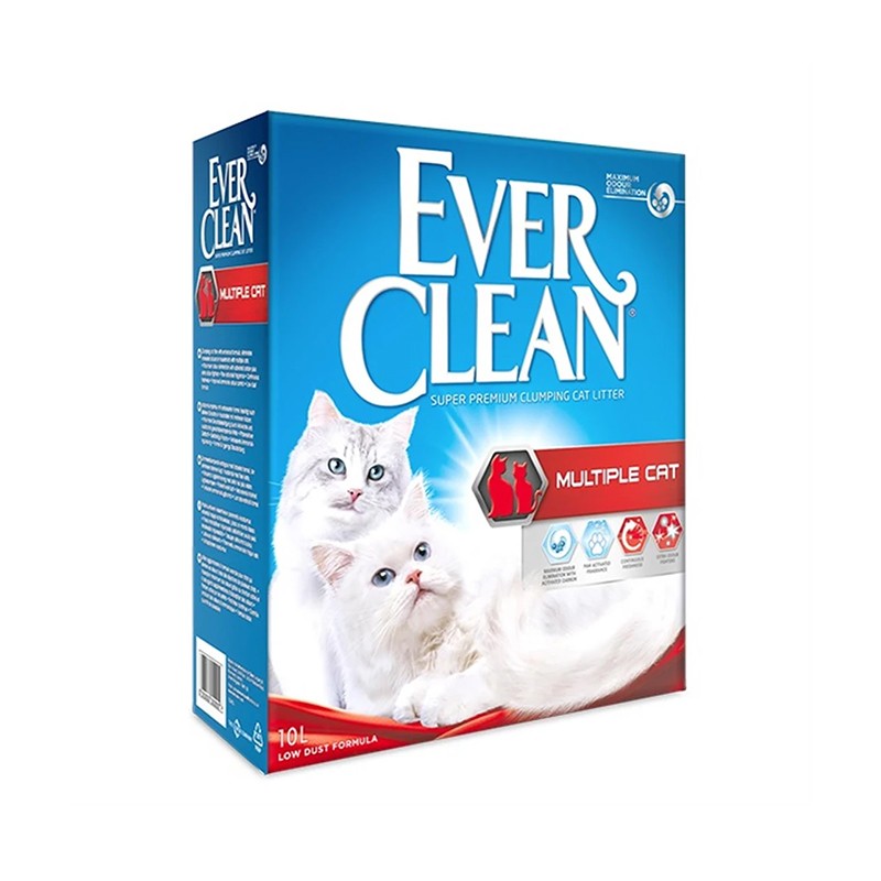 Ever Clean Multiple Cat Çok Kedili Topaklanan Kedi Kumu 10 Lt