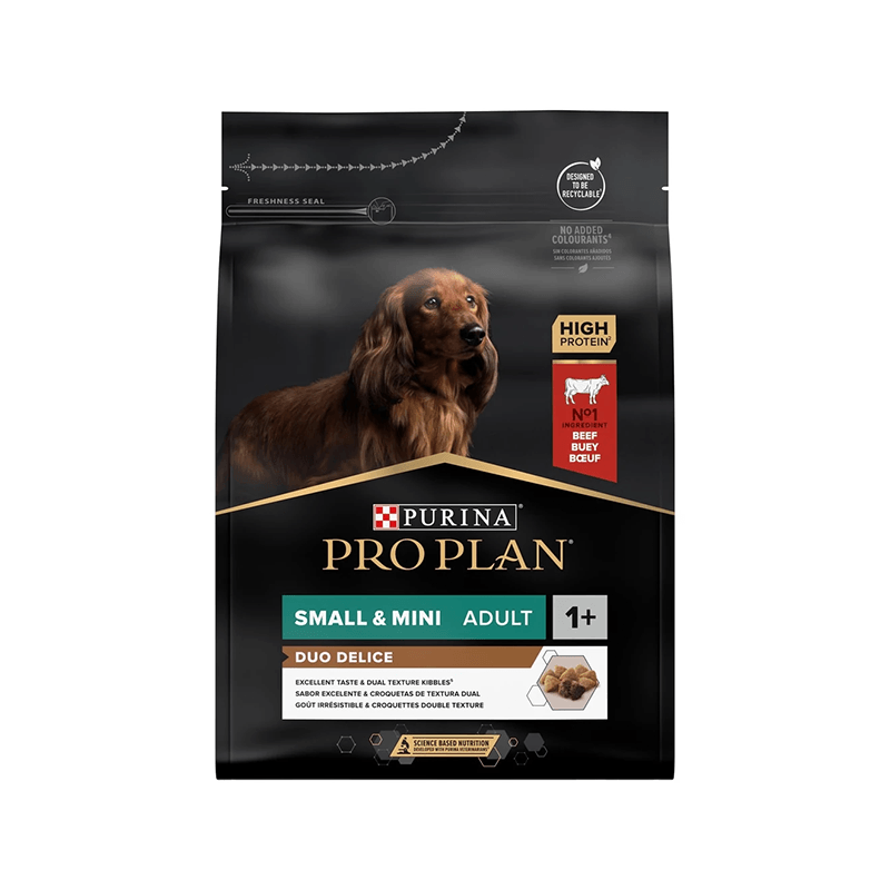 Pro Plan Duo Delice Sığır Etli Küçük Irk Yetişkin Köpek Maması 2,5 Kg