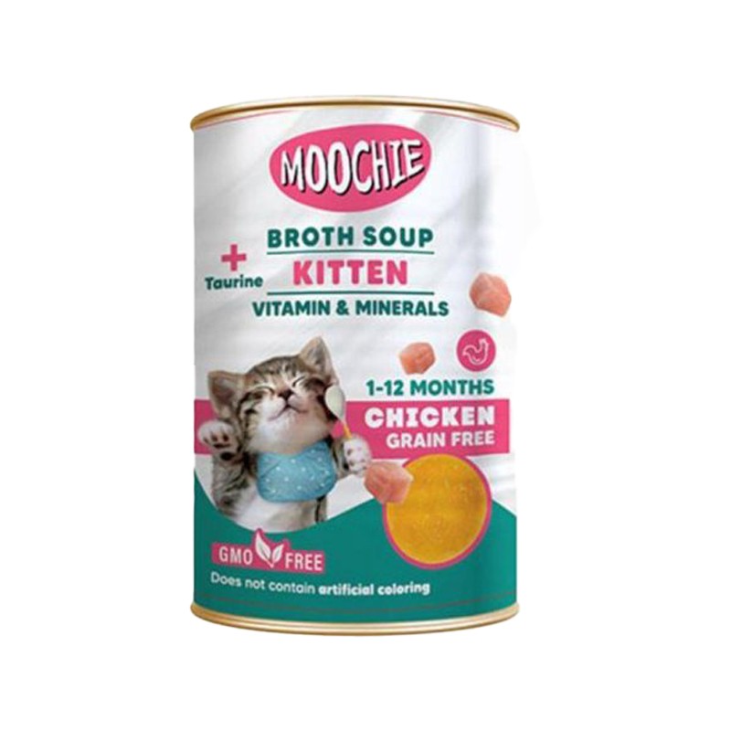 Moochie Tavuklu Yavru Kedi Çorbası 135 ml