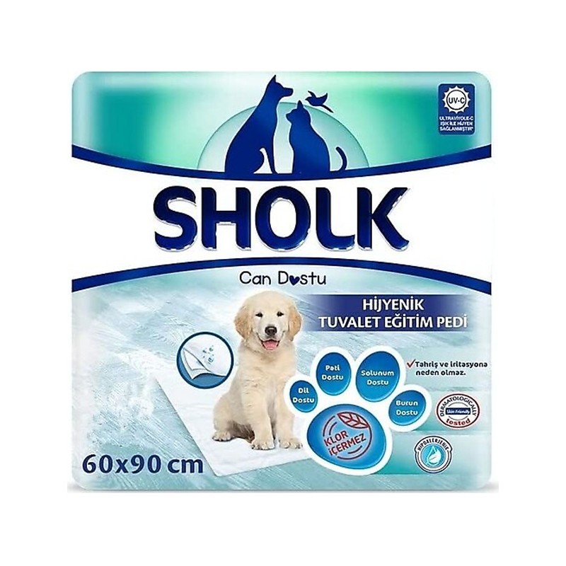 Sholk Köpek Çiş Pedi 60*90 cm 10 Adet