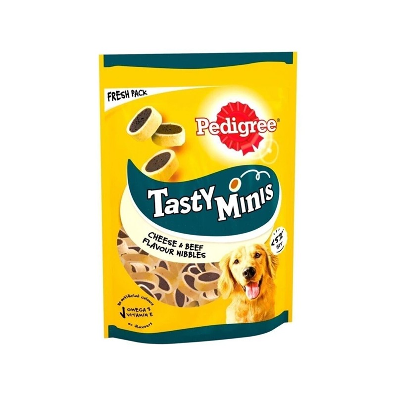 Pedigree Tasty Minis Sığır Ve Peynir Lezzetli Köpek Ödül Maması 140g