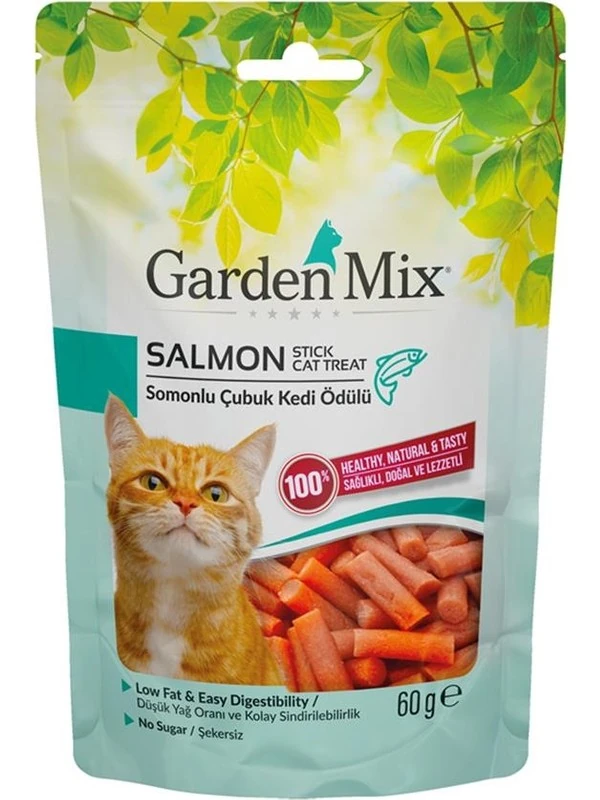 Gardenmix Somonlu Stıck Kedi Ödülü 60gr