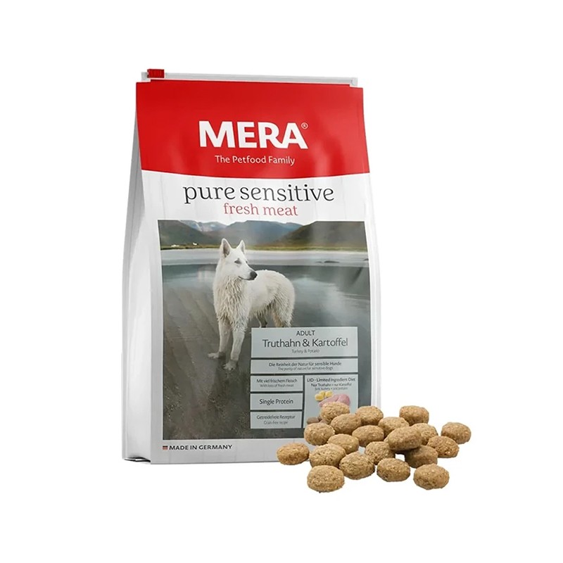 Mera Pure Sensitive Tahılsız Hindi Ve Patatesli Köpek Maması 4 Kg