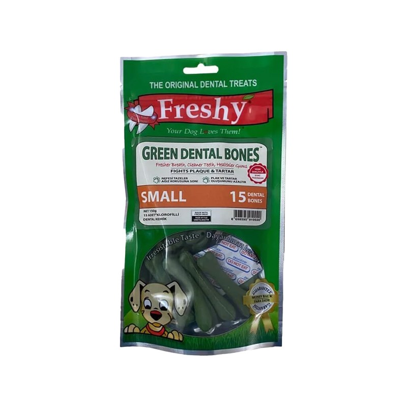 Freshy Green Dental Small 15 adet Köpek Ödülü 180gr