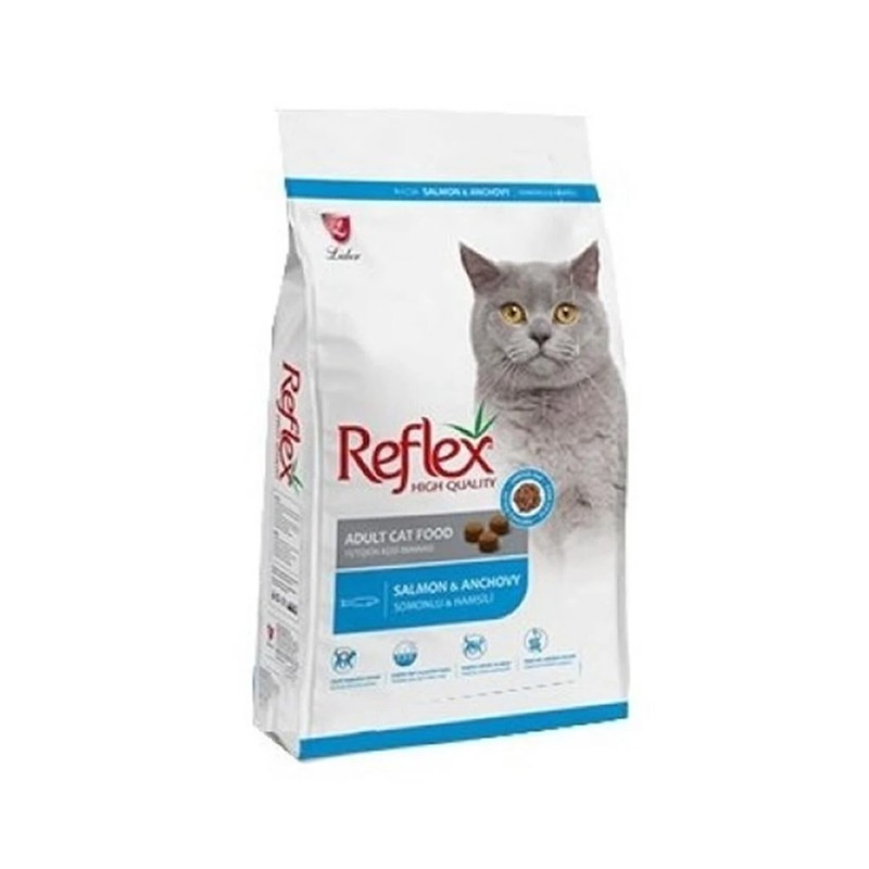 Reflex Somonlu Ve Hamsili Yetişkin Kedi Maması 15kg