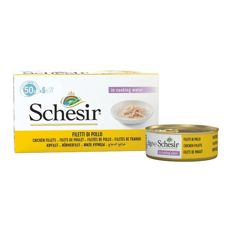 Schesir Tavuklu Yaş Kedi Maması 50 gr 6 Adet