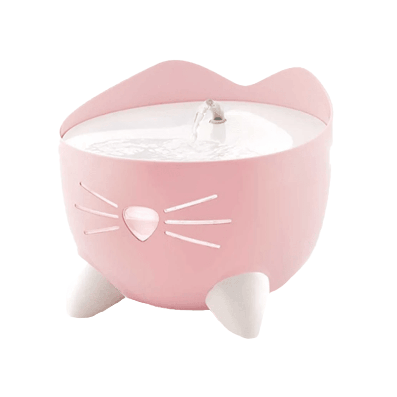 Catit Pixi Fountain Led Seviye Göstergeli Otomatik Kedi Su Sebili 2 Lt Pembe