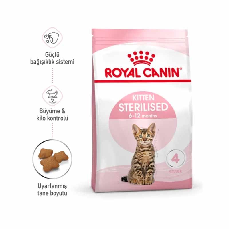 Royal Canin Kitten Sterilised Yavru Kısırlaştırılmış Kedi Maması 2kg