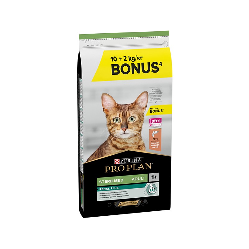 Pro Plan Sterilised Kısırlaştırılmış Somonlu Kedi Maması 10kg+2kg