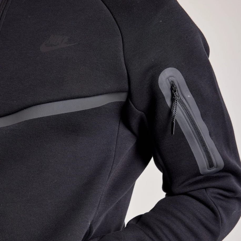 Nike Tech Fleece Full-Zip Hoodie Siyah