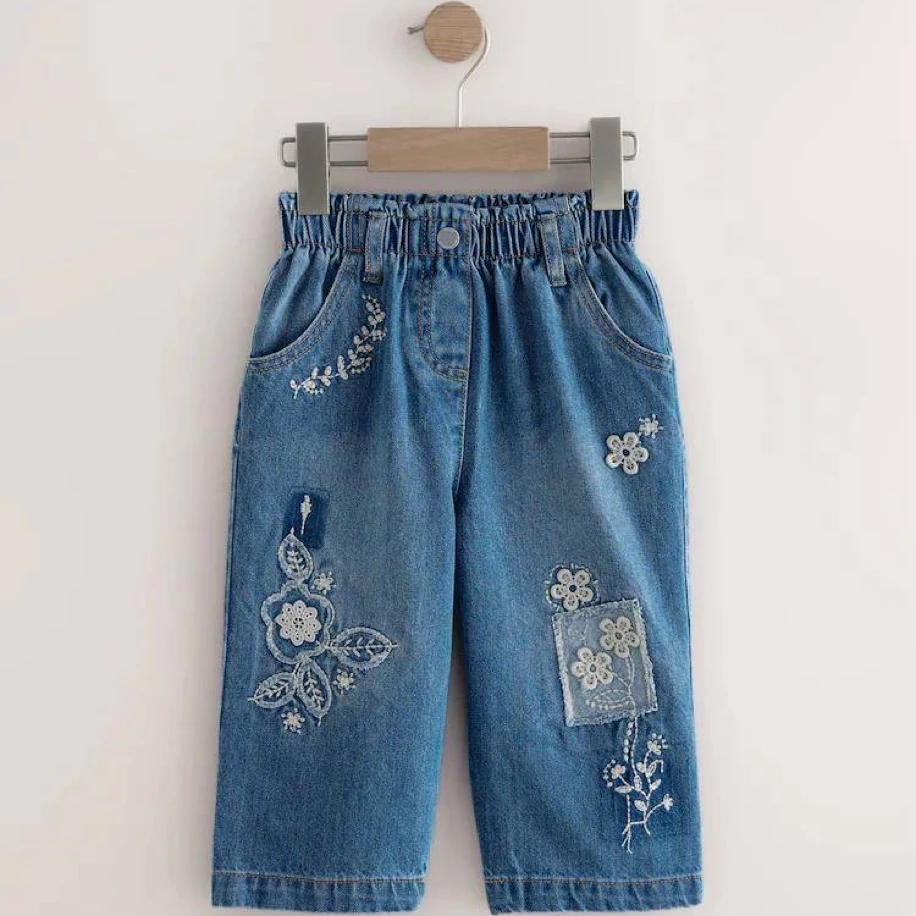 Kız Bol Paça Pantolon