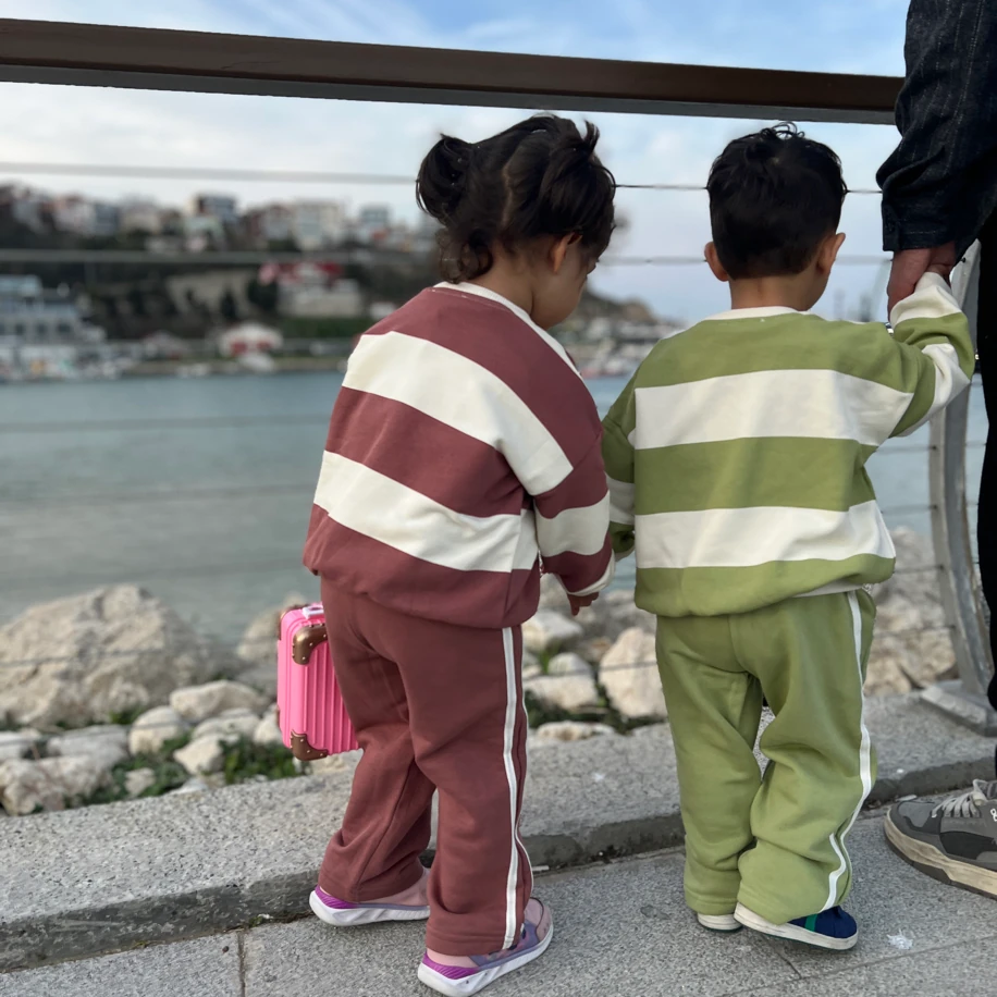 Kız-Erkek alt üst Takım Şardonlu