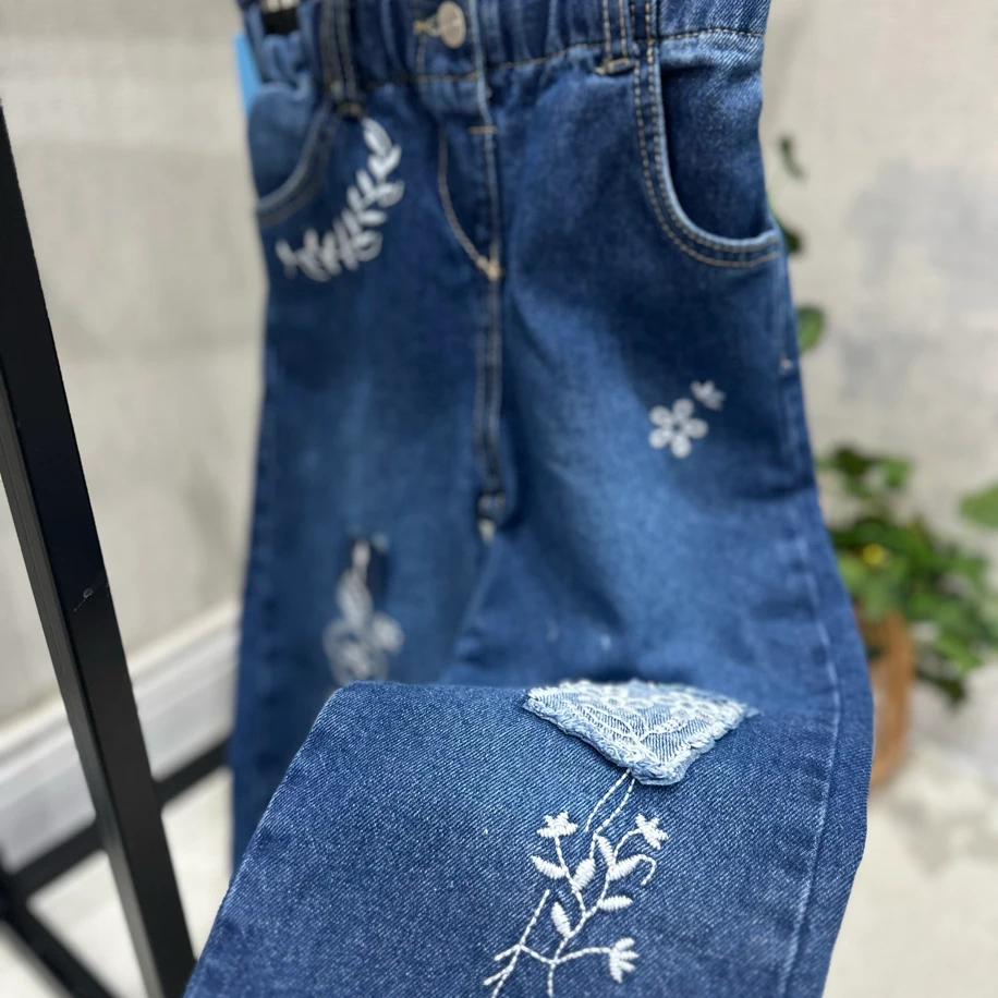 Kız Bol Paça Pantolon