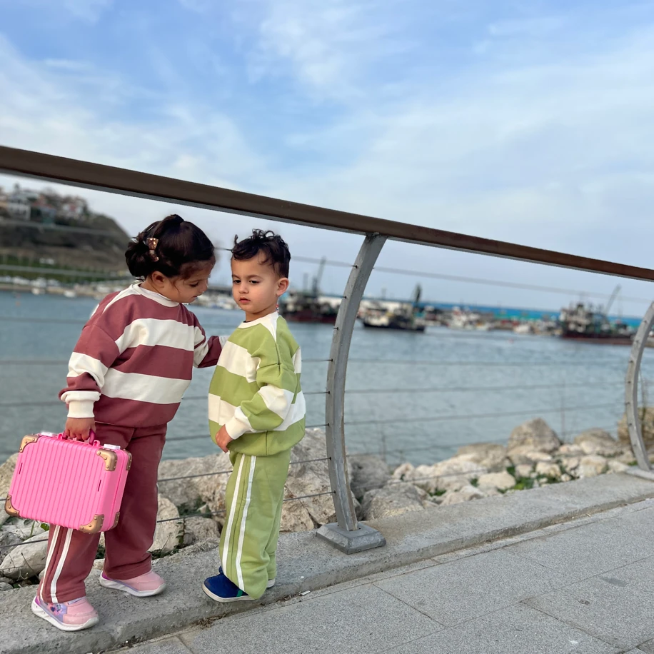 Kız-Erkek alt üst Takım Şardonlu