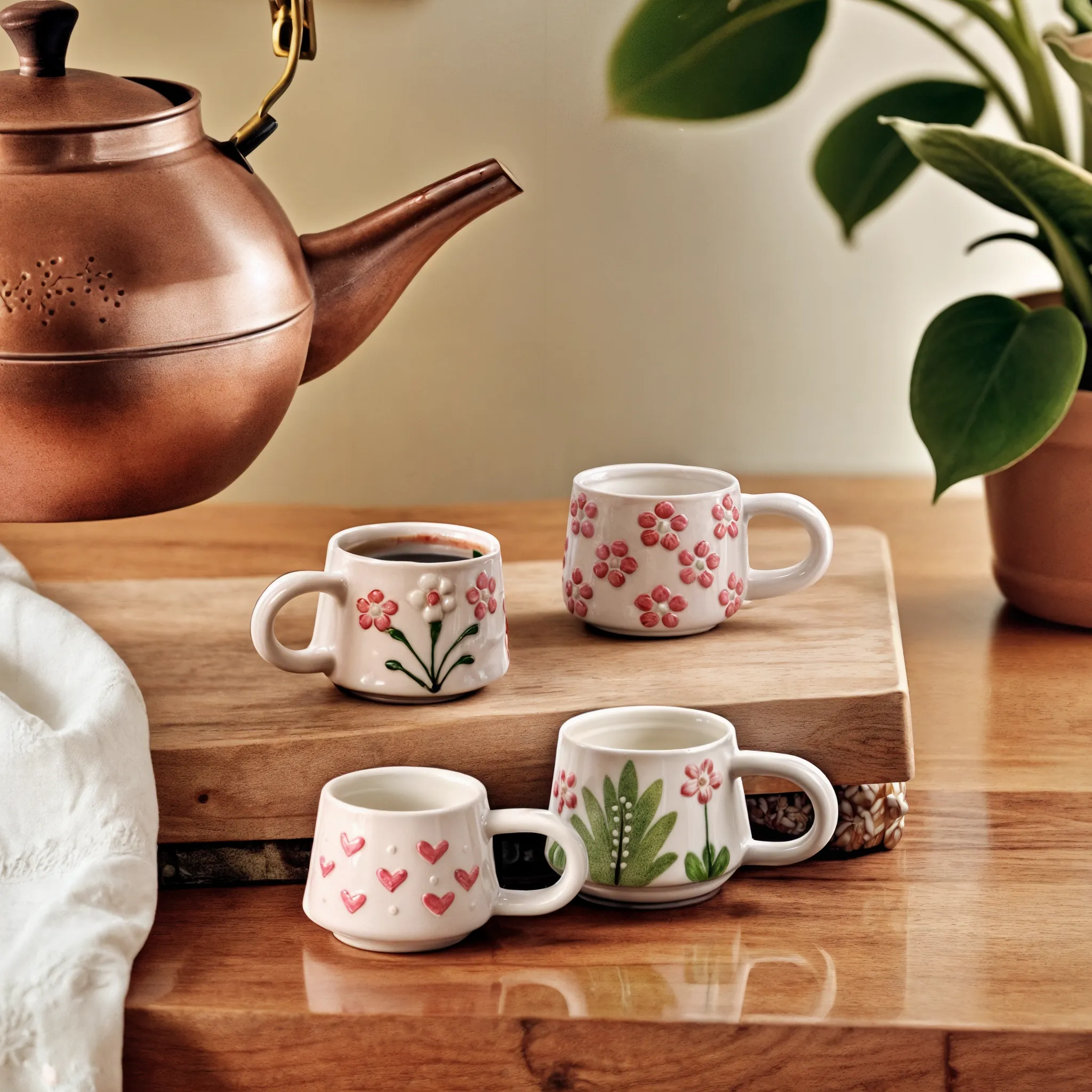 Flower Kahve Kupası