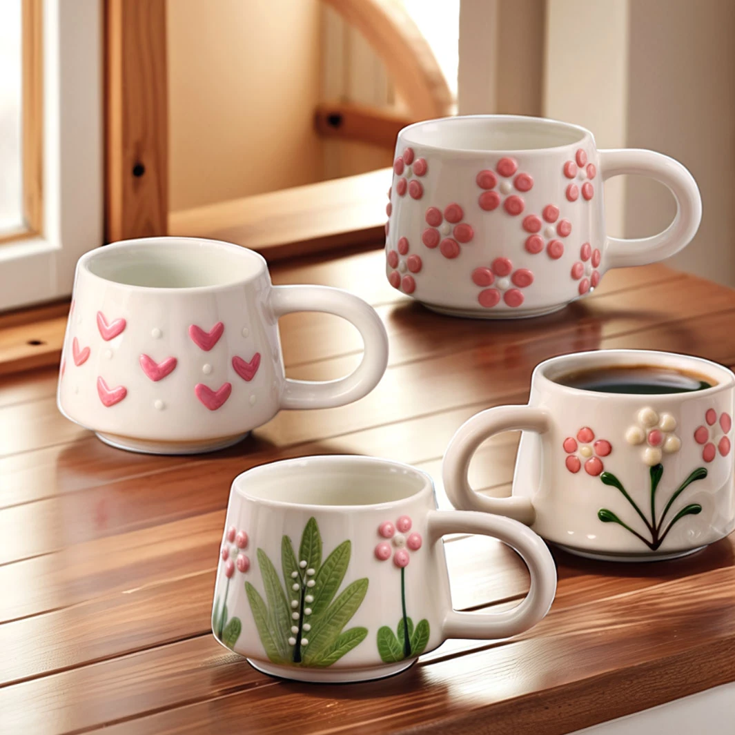 Flower Kahve Kupası