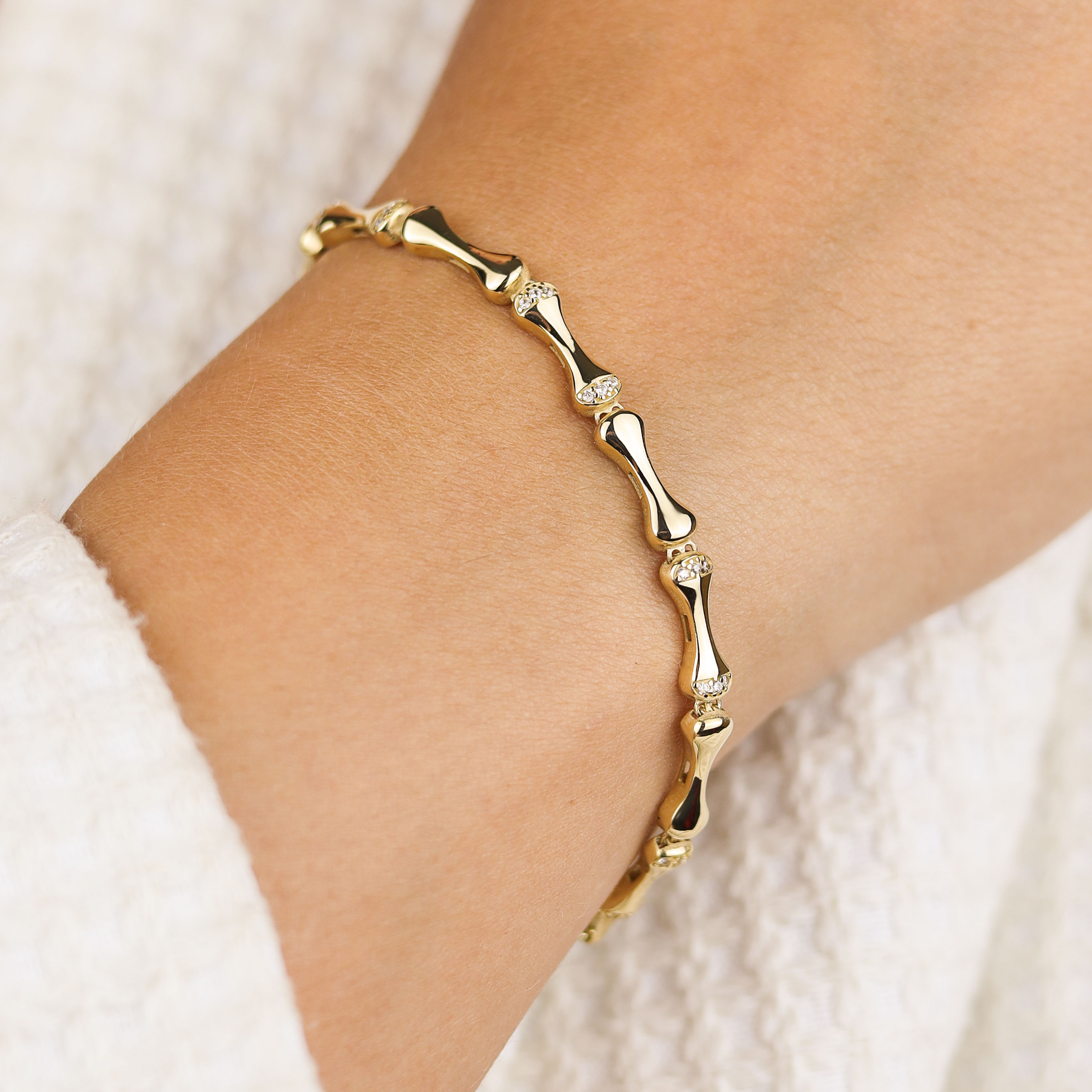 Taşlı Kemik Bileklik