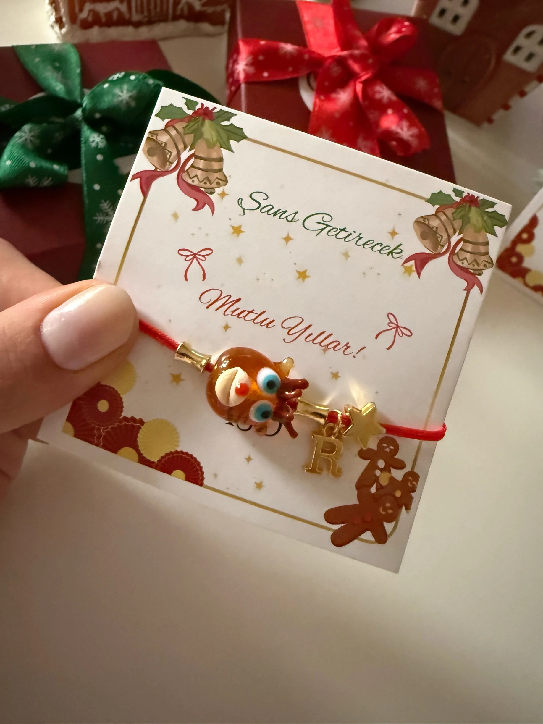 Geyik Yeni yıl dilek bilekliği 