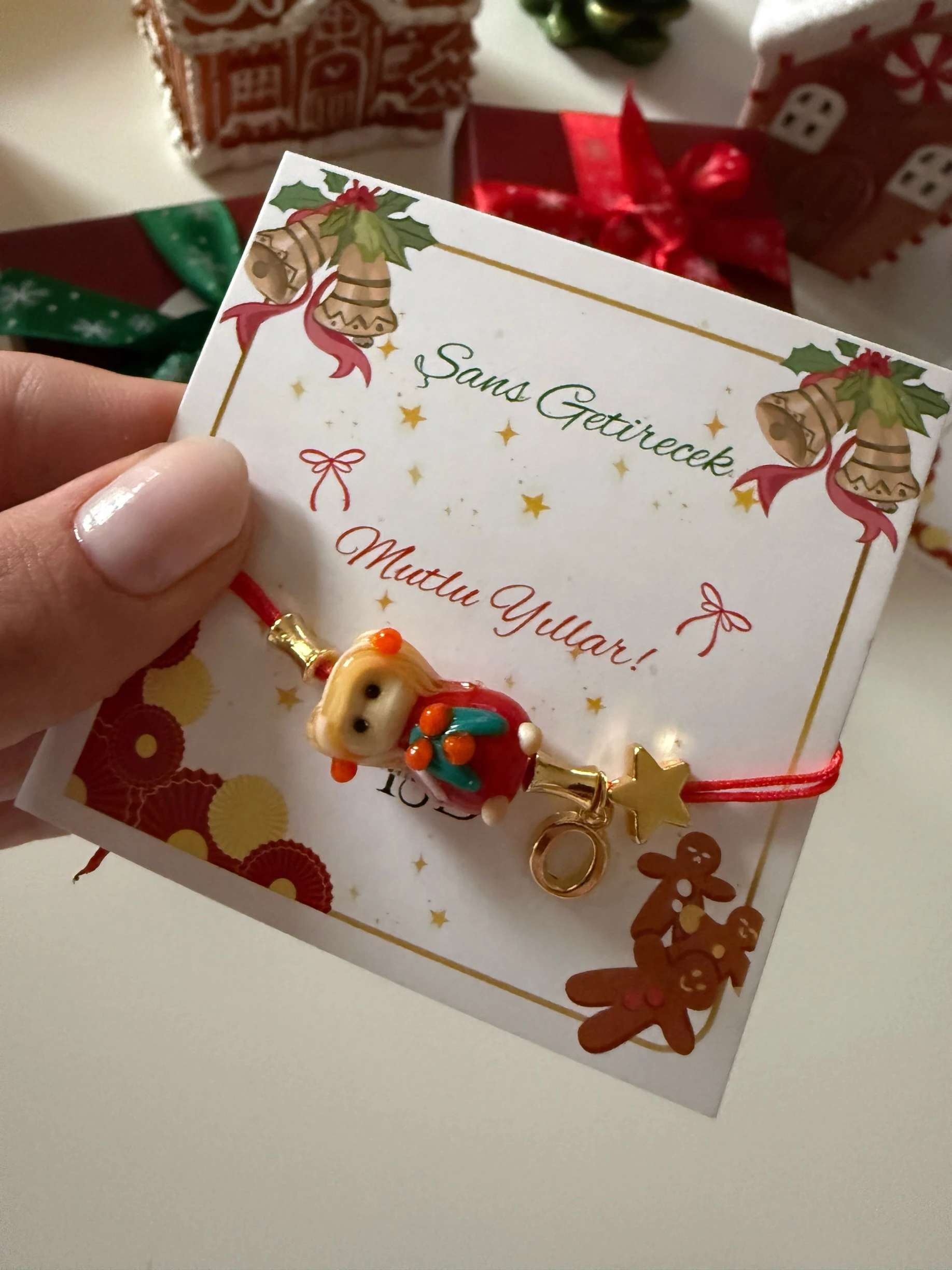 Yeni yıl bebeği dilek bilekliği 