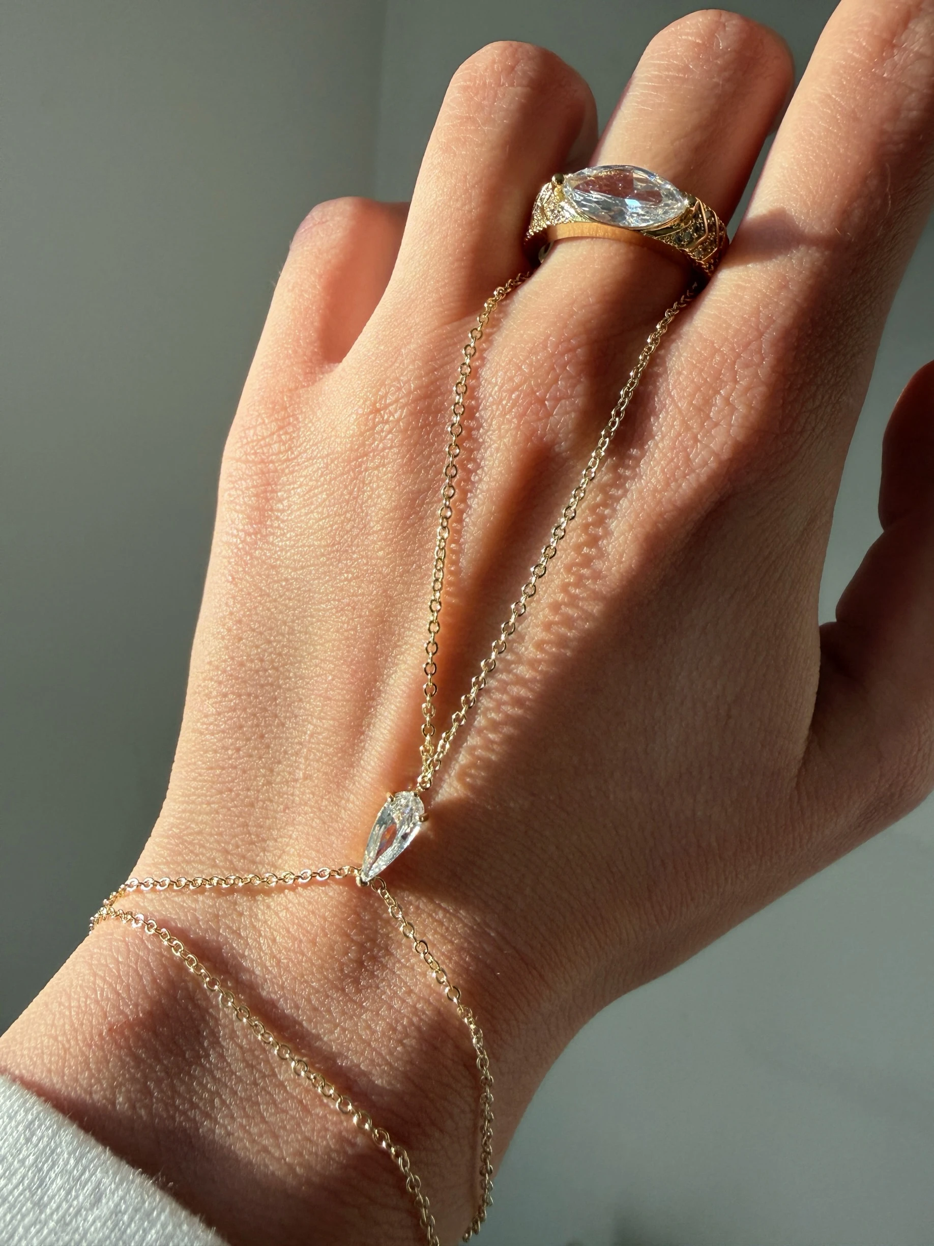 Altın kaplama kristal taş şahmeran