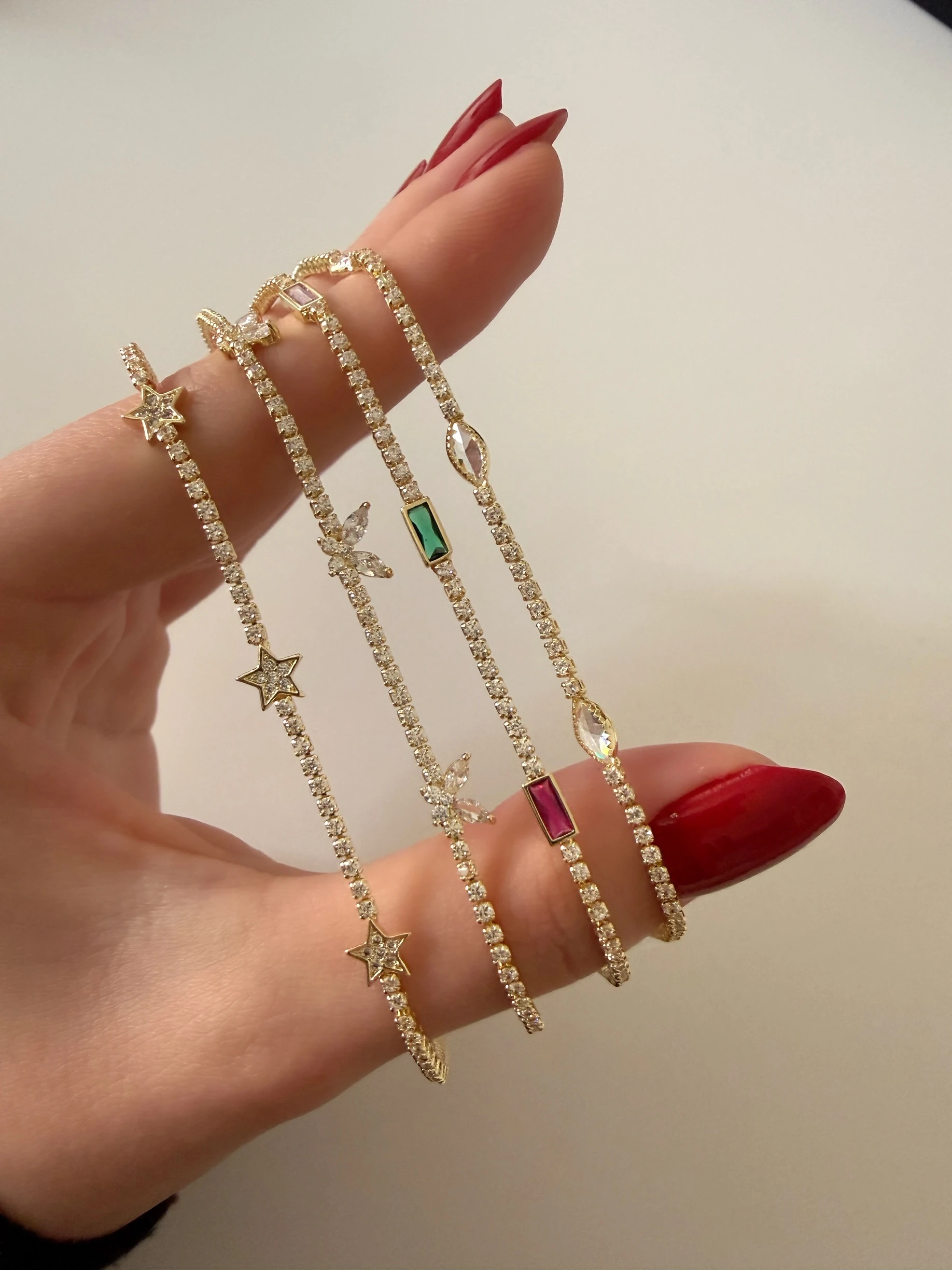 Minimal renki baget su yolu bileklik