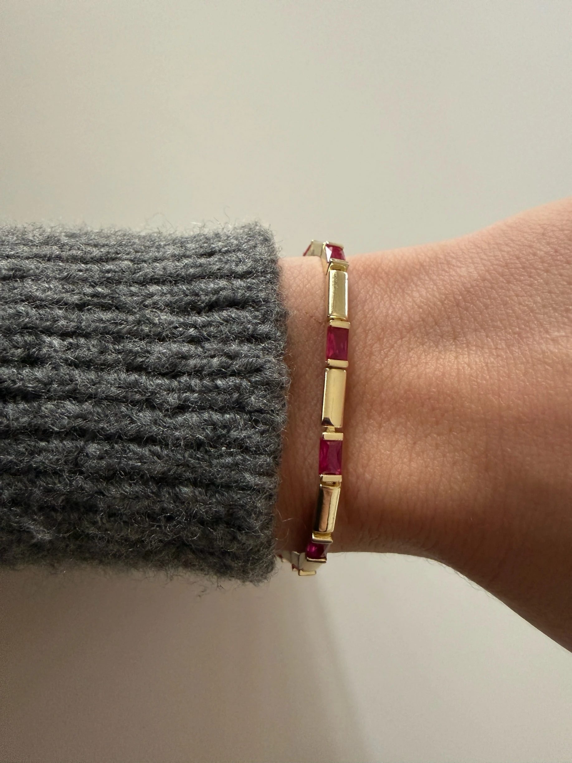 Bordo plaka bileklik