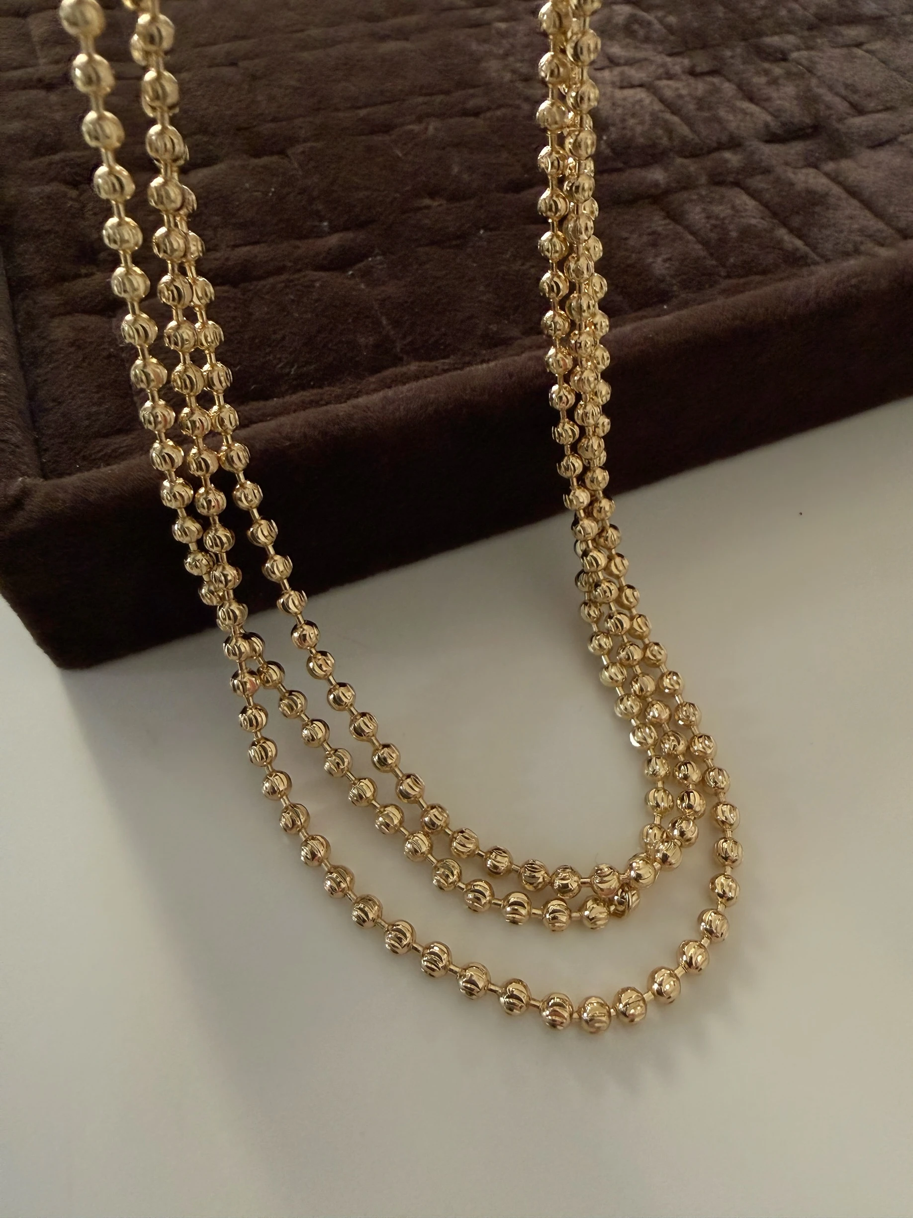 Çelik topçuk kolye