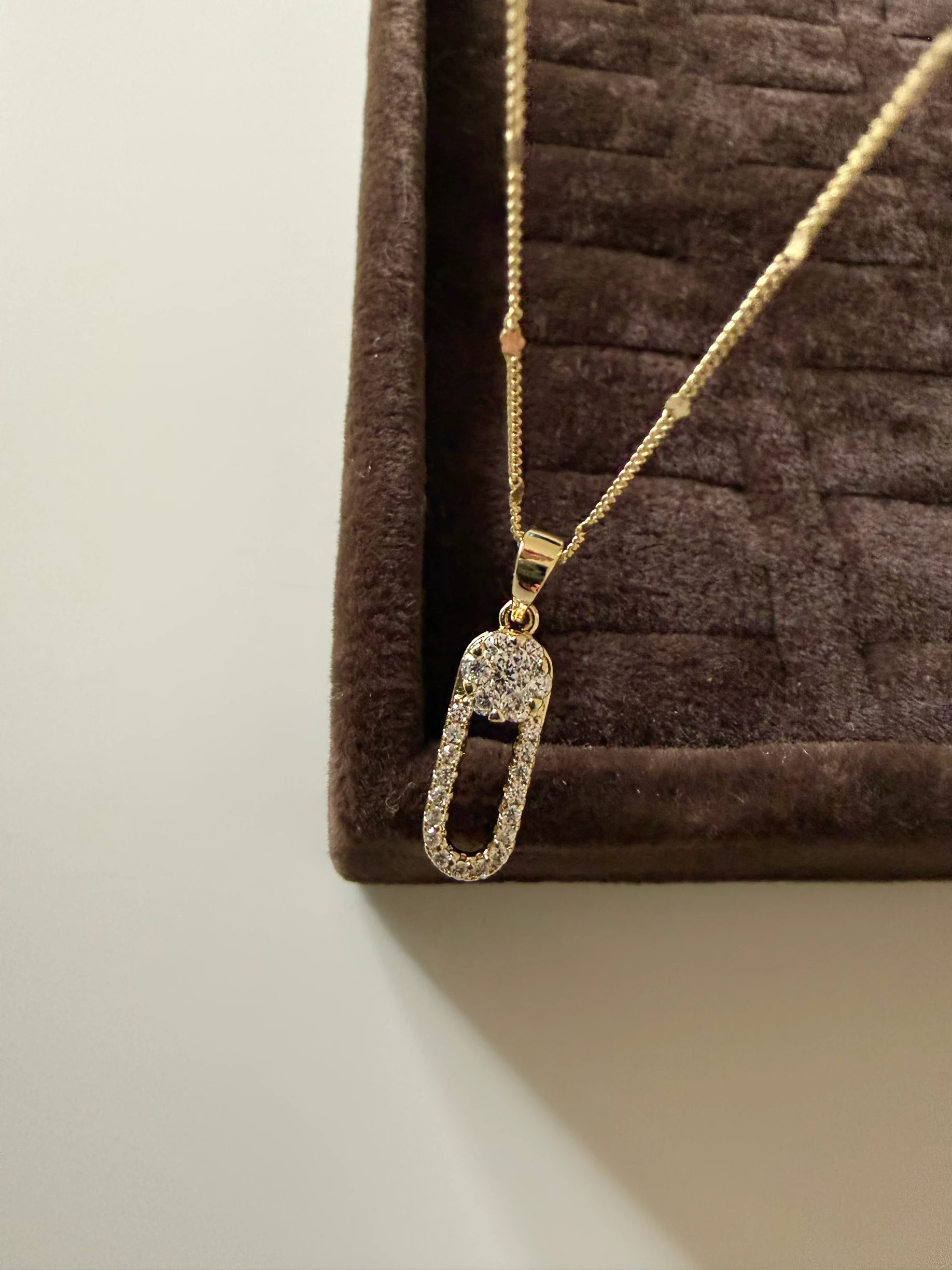 Xuping pırlanta model kolye