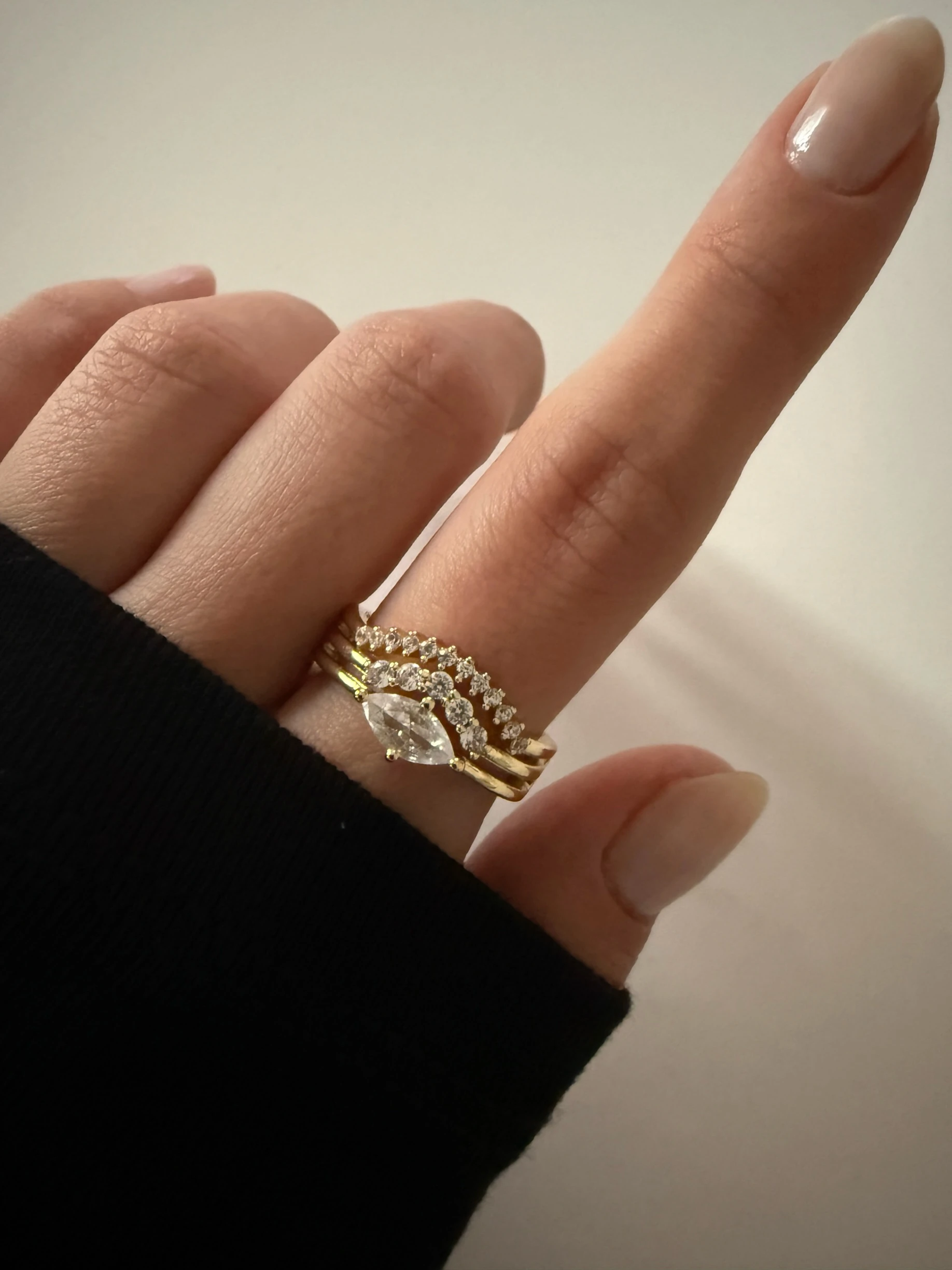 Kristal taş zirkon işleme yüzük