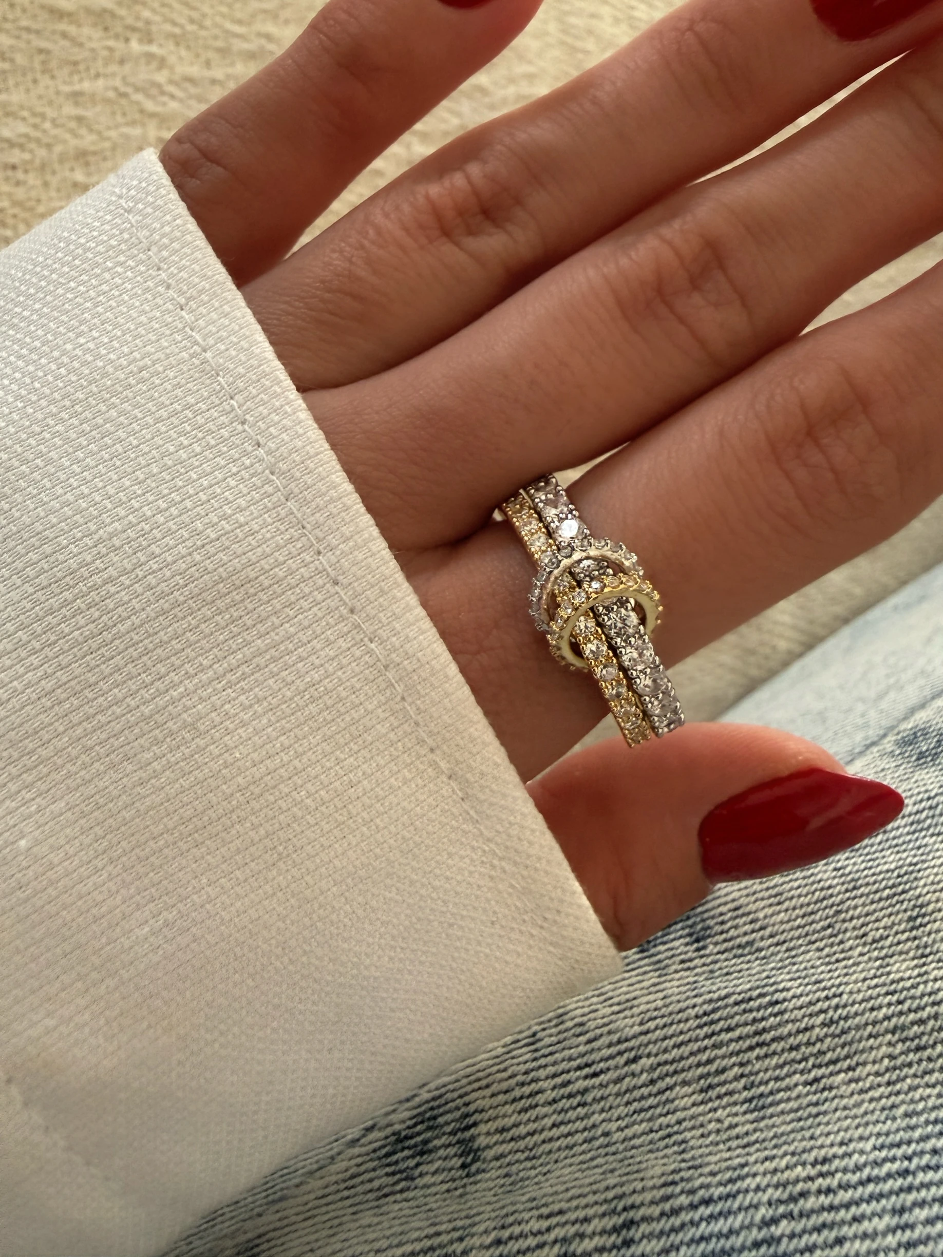 Mix birleşik ikili yüzük