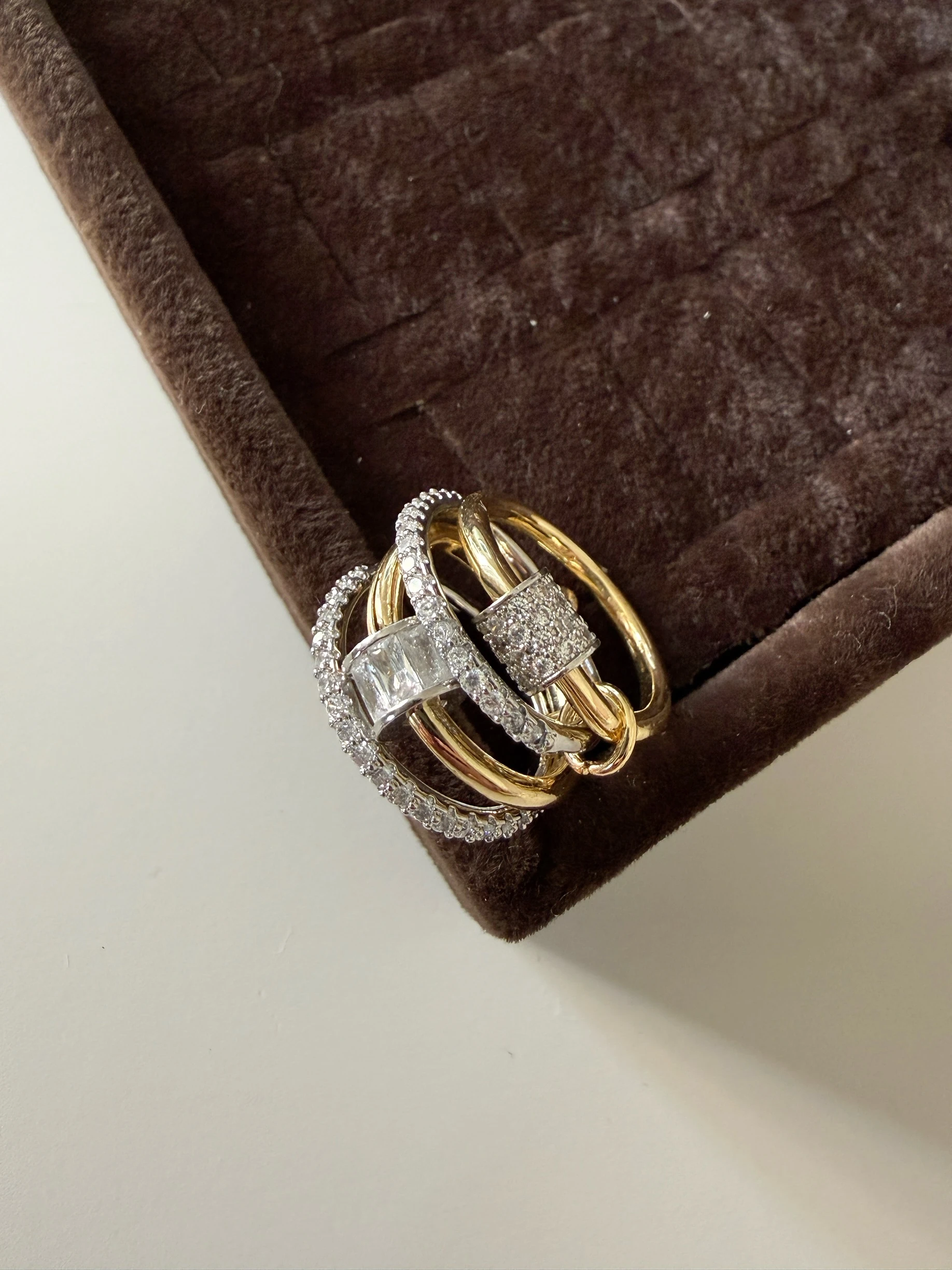 Mix 4’lü birleşik charmlı yüzük