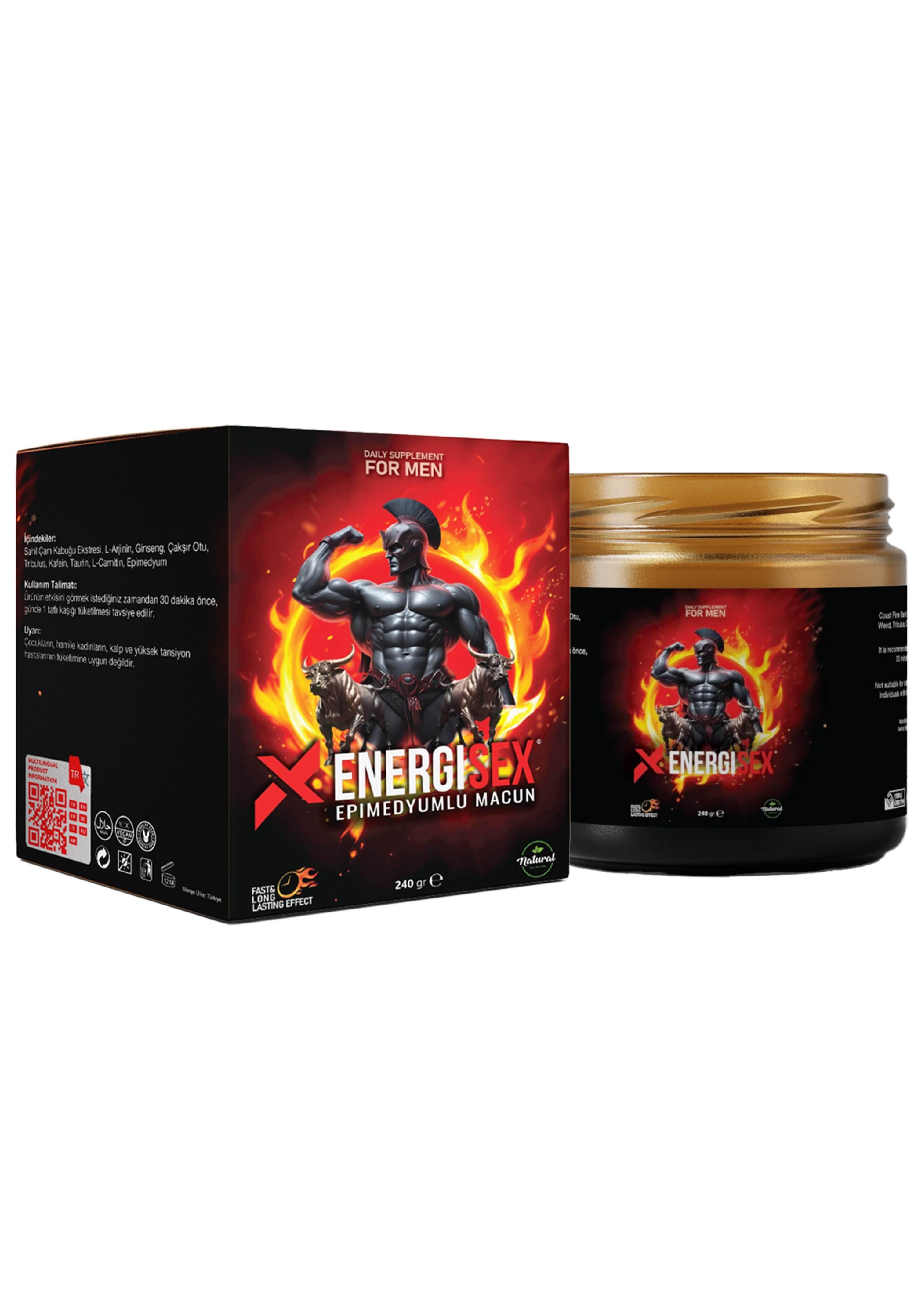 Energisex Sahil Çam Kabuğu Ginseng Tribulus Ve Çakşır Otu Kuvvet Macunu 240 gr