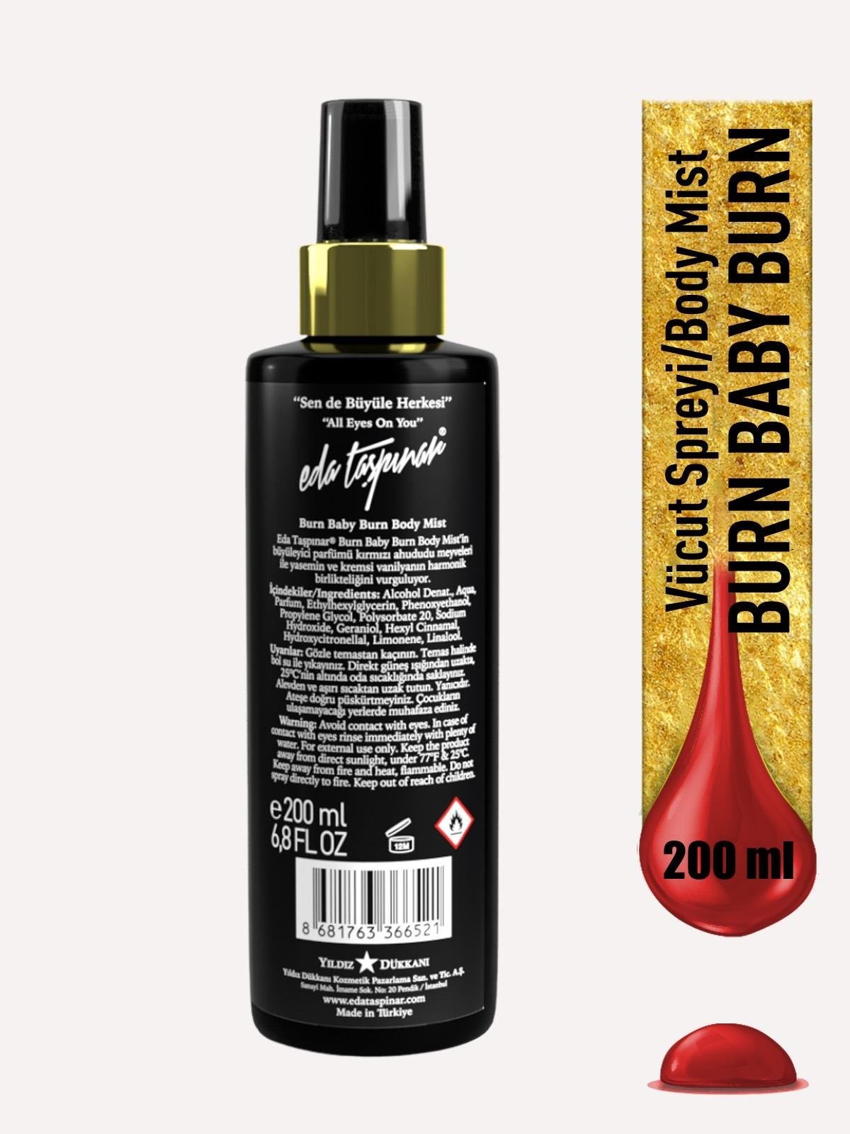 Eda Taşpınar Burn Baby Burn Body Mist 200 Ml