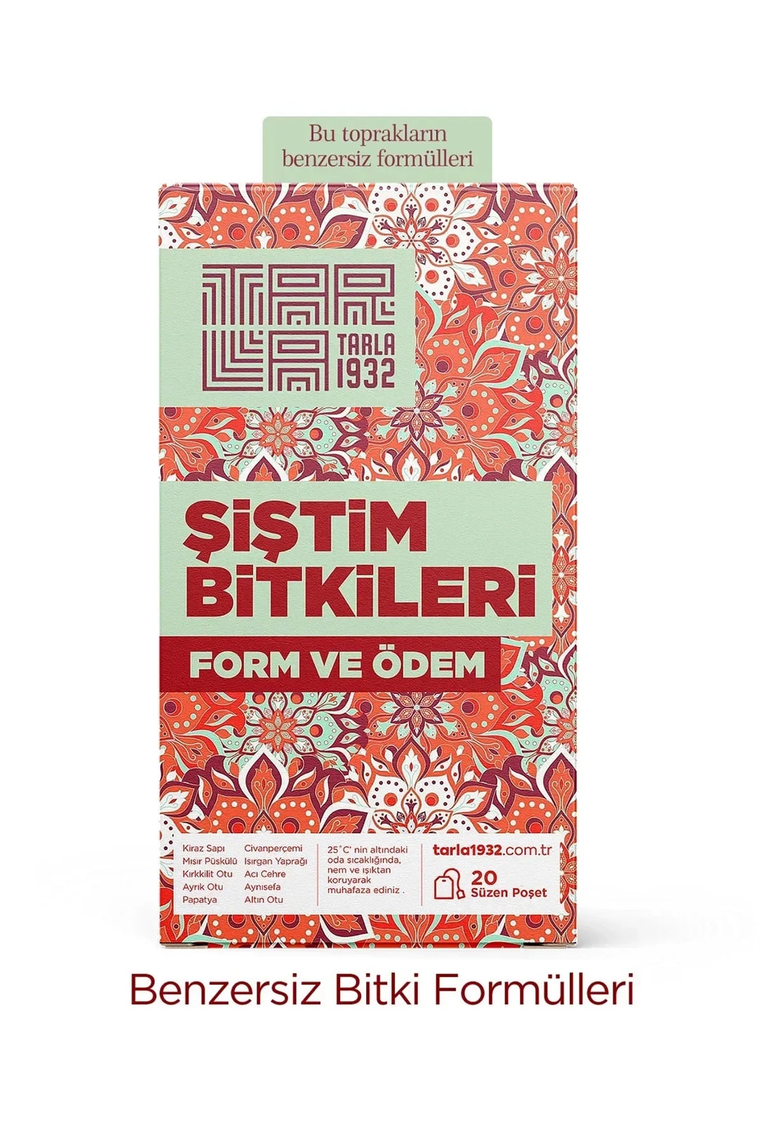 Tarla 1932 Şiştim Çayı- Yemek Sonrası İçin Özel Bitki Formülleri - Sıfır Kimyasal