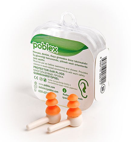 Poblex Çam Tipi Plus Kulak Tıkacı - Medium (M)