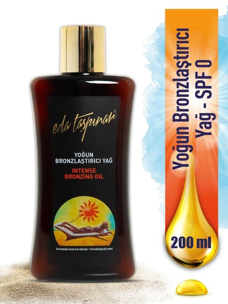 Eda Taşpınar Yoğun Bronzlaştırıcı Yağ SPF0 200 ml