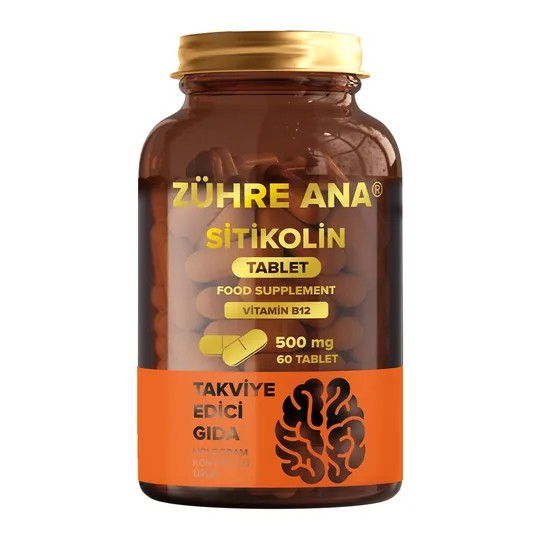 Zühre Ana Sitikolin Vitamin B12 60 Tablet