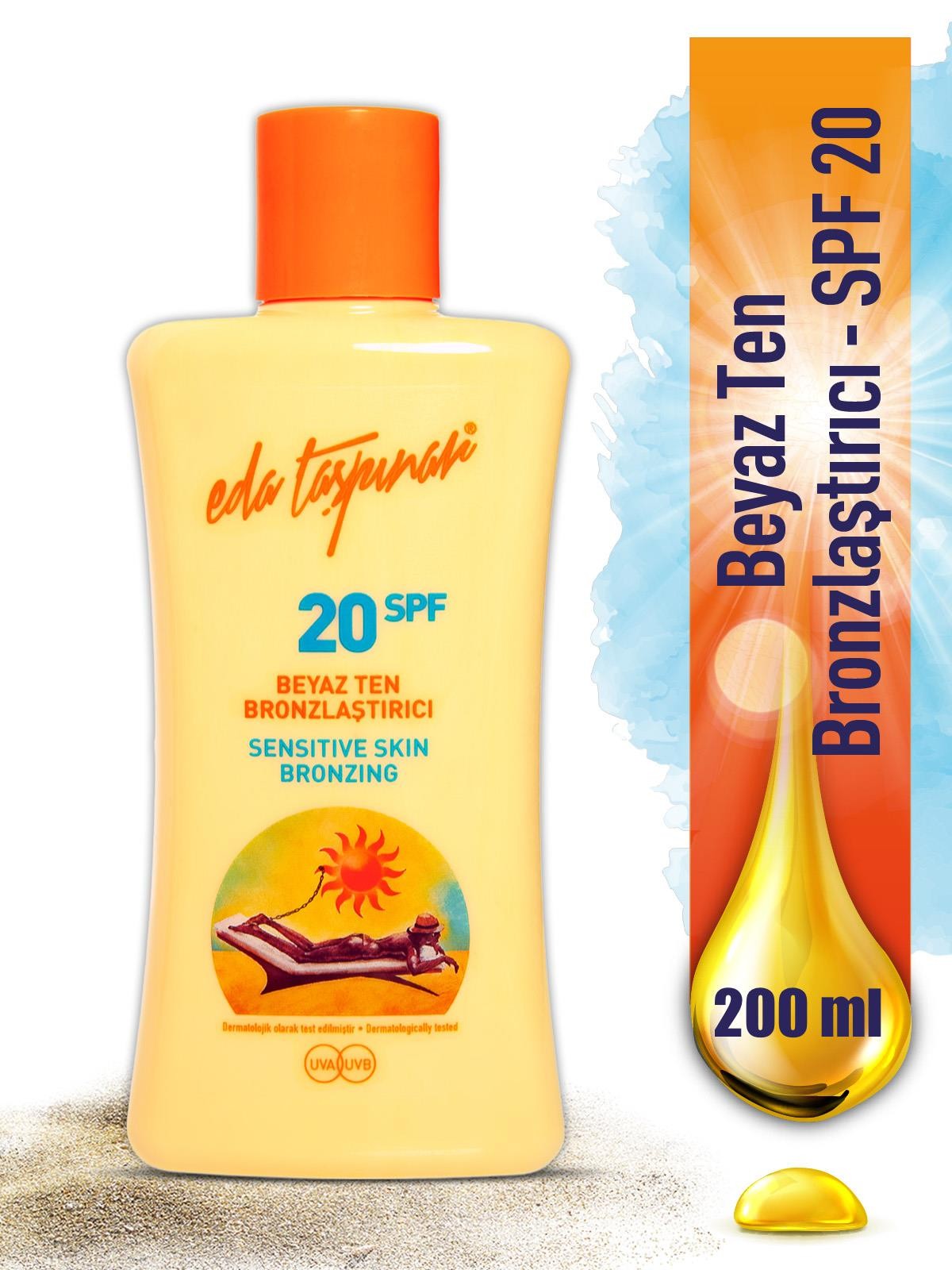 Eda Taşpınar Beyaz Ten Bronzlaştırıcı SPF20 - 200 ml