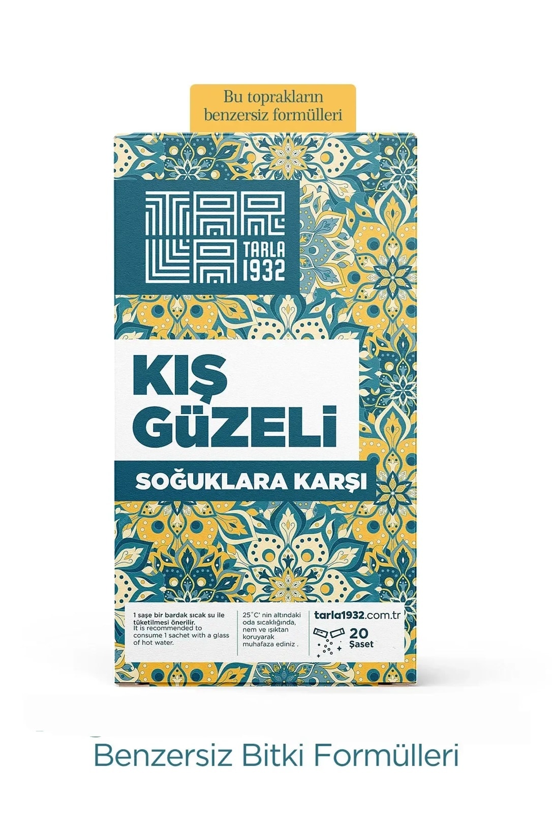 Tarla 1932 Kış Güzeli | Kışa Özel Bitkisel Çay Karışımı | 20’li Poşet - Benzersiz Bitki Formülleri
