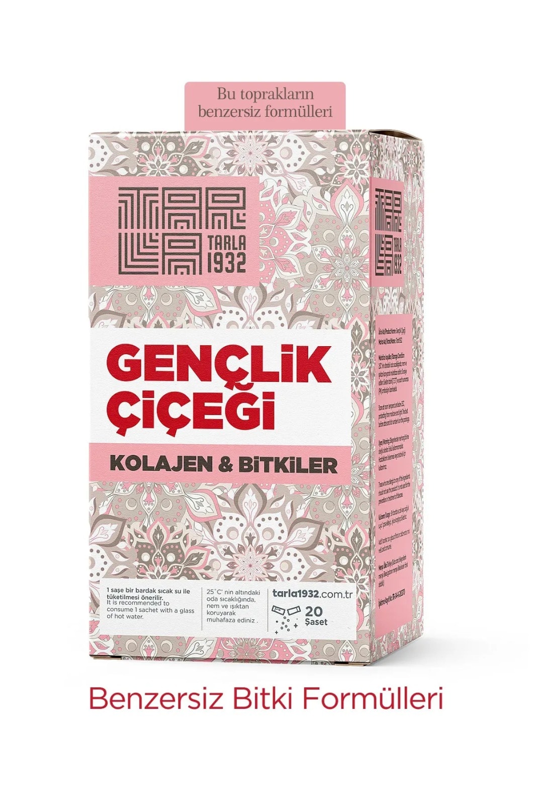 Tarla 1932 Gençlik Çiçeği - Kolajen Ve Bitkiler İçeren Benzersiz Formül / Sıfır Kimyasal