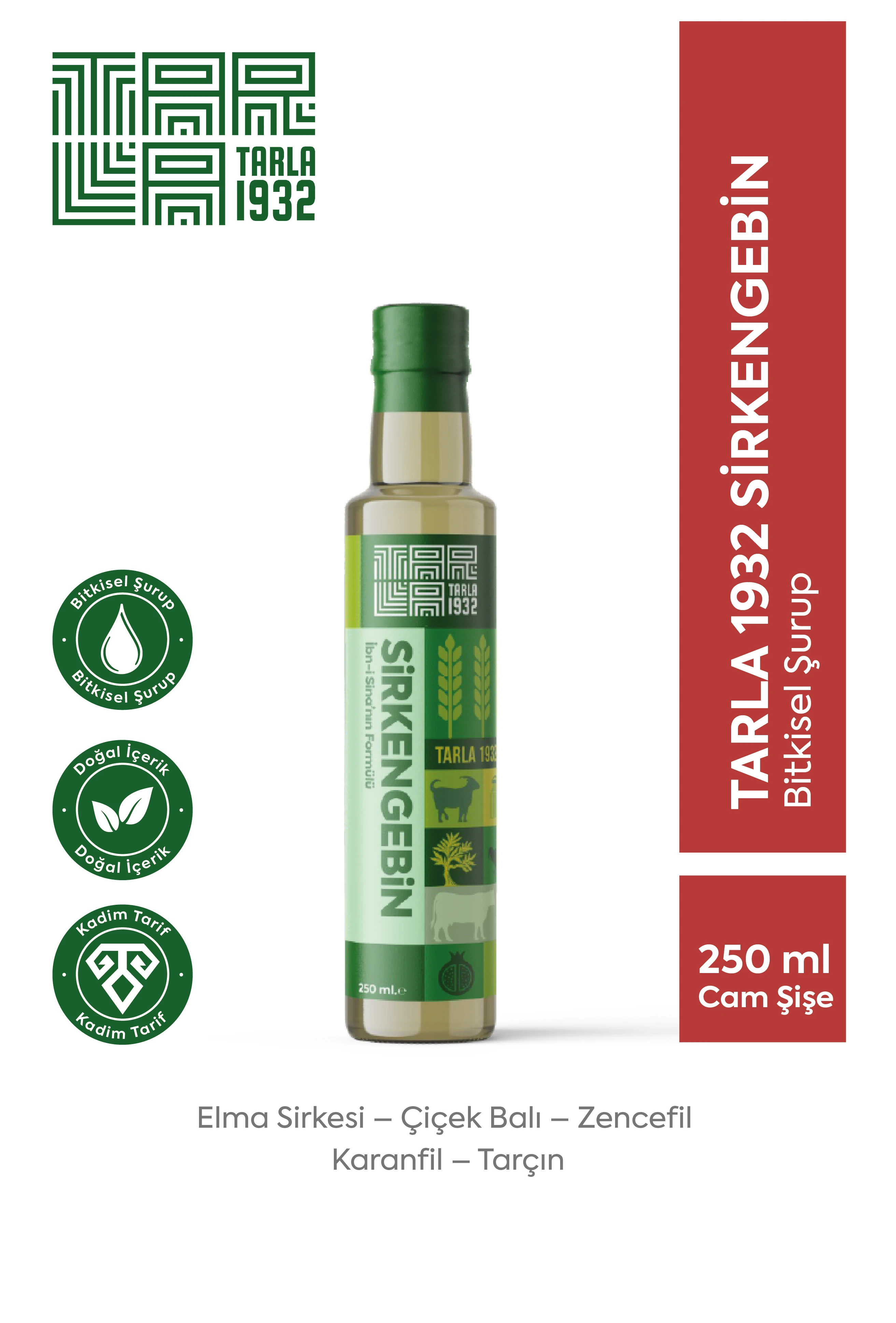 TARLA 1932 Sirkengebin İbn-i Sina'nın Saf Formülü