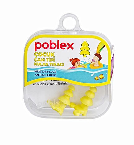 Poblex Çam Tipi Çocuk Kulak Tıkacı 2li