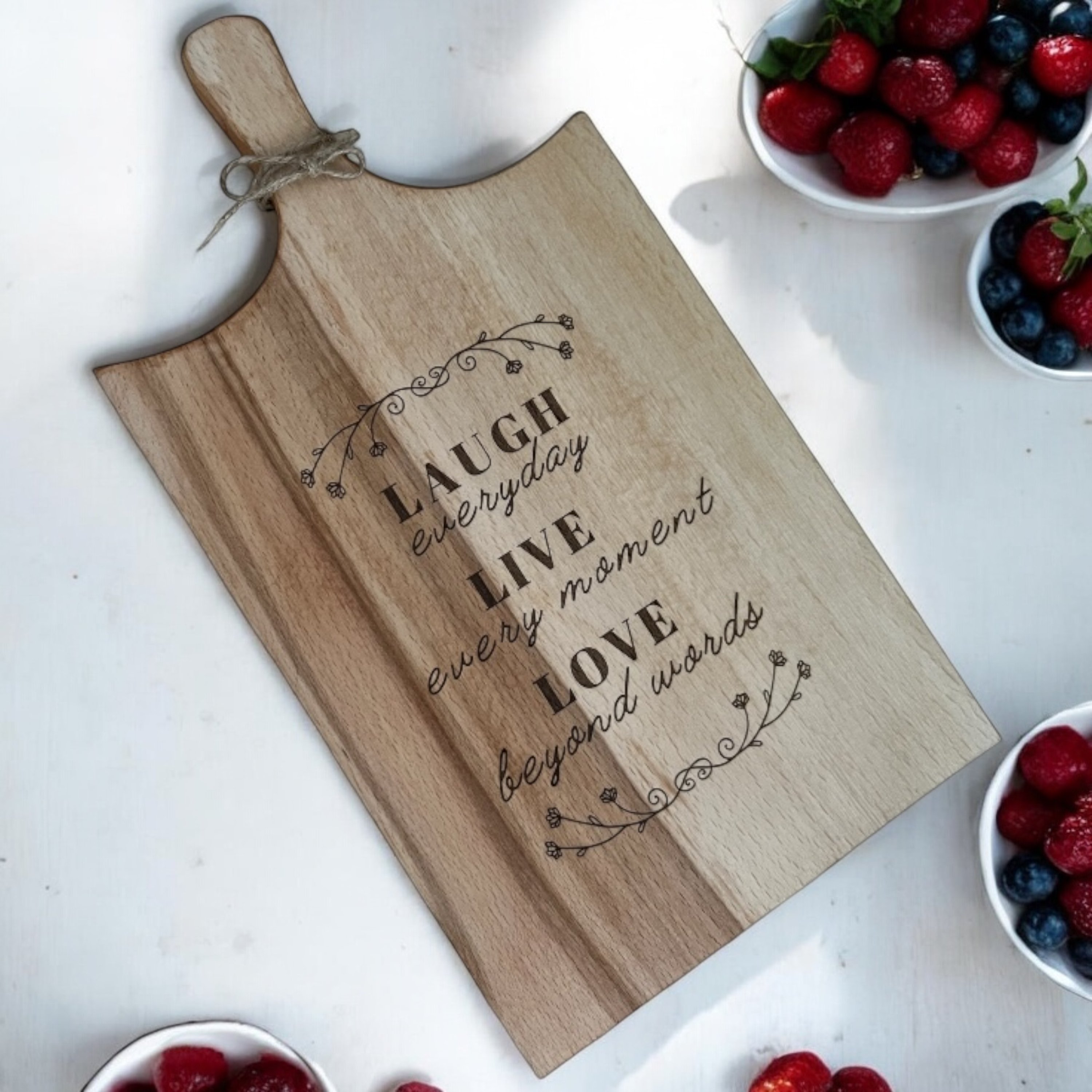 Handmade Beech Wood Cutting and Serving Board – Stylish & Durable Wooden Kitchen Accessory  