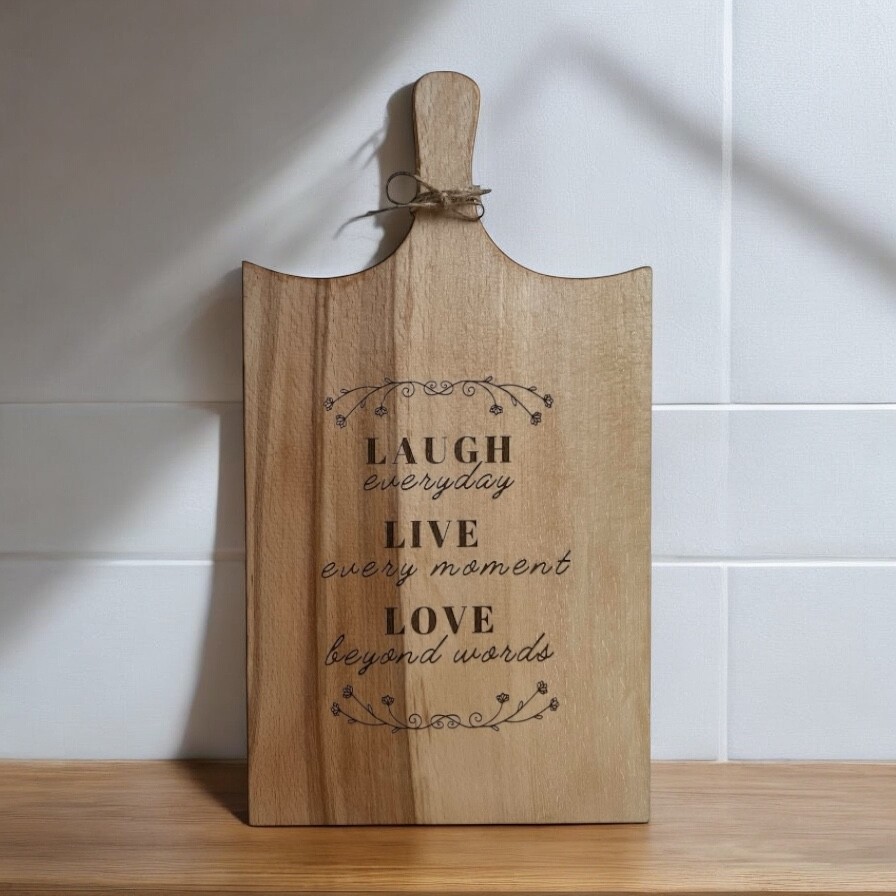 Handmade Beech Wood Cutting and Serving Board – Stylish & Durable Wooden Kitchen Accessory  