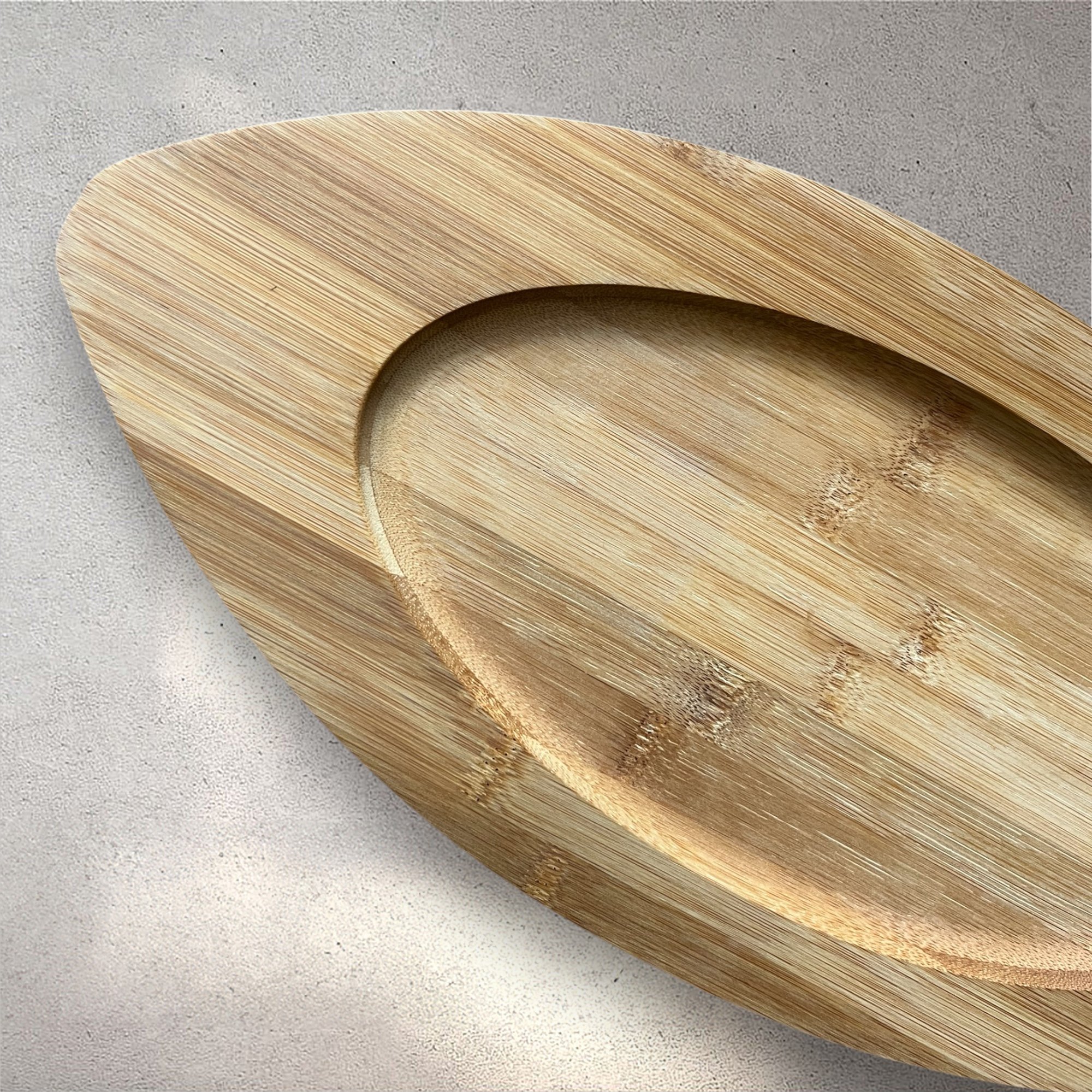 Handmade Bamboo Fish-Shaped Serving and Cutting Board – Elegant and Natural Serving Platter